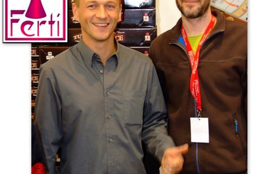 Cedric Huet (à gauche) et Rody au salon de Essen 2009