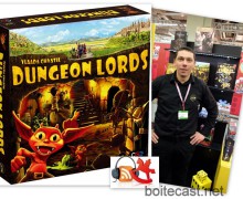 Dungeon Lords de Vlaada Chvatil chez Iello en version française. Présenté par Thibault Gruel