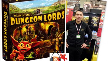 Dungeon Lords de Vlaada Chvatil chez Iello en version française. Présenté par Thibault Gruel