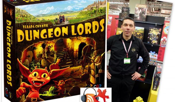 Dungeon Lords de Vlaada Chvatil chez Iello en version française. Présenté par Thibault Gruel