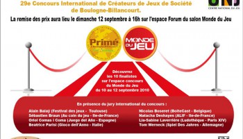 29eme Concours de Boulogne - proclamation au Mondu du Jeu
