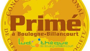 Le logo appliqué sur les jeux primés